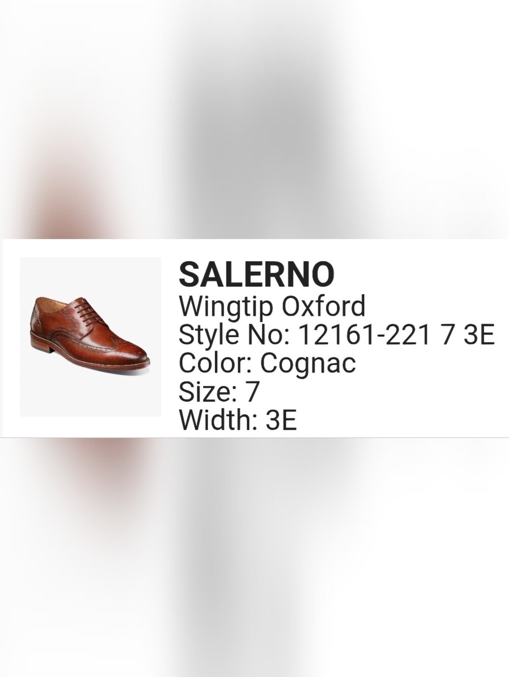 Flosheim Dress Wingtip Shoes Men Size 7